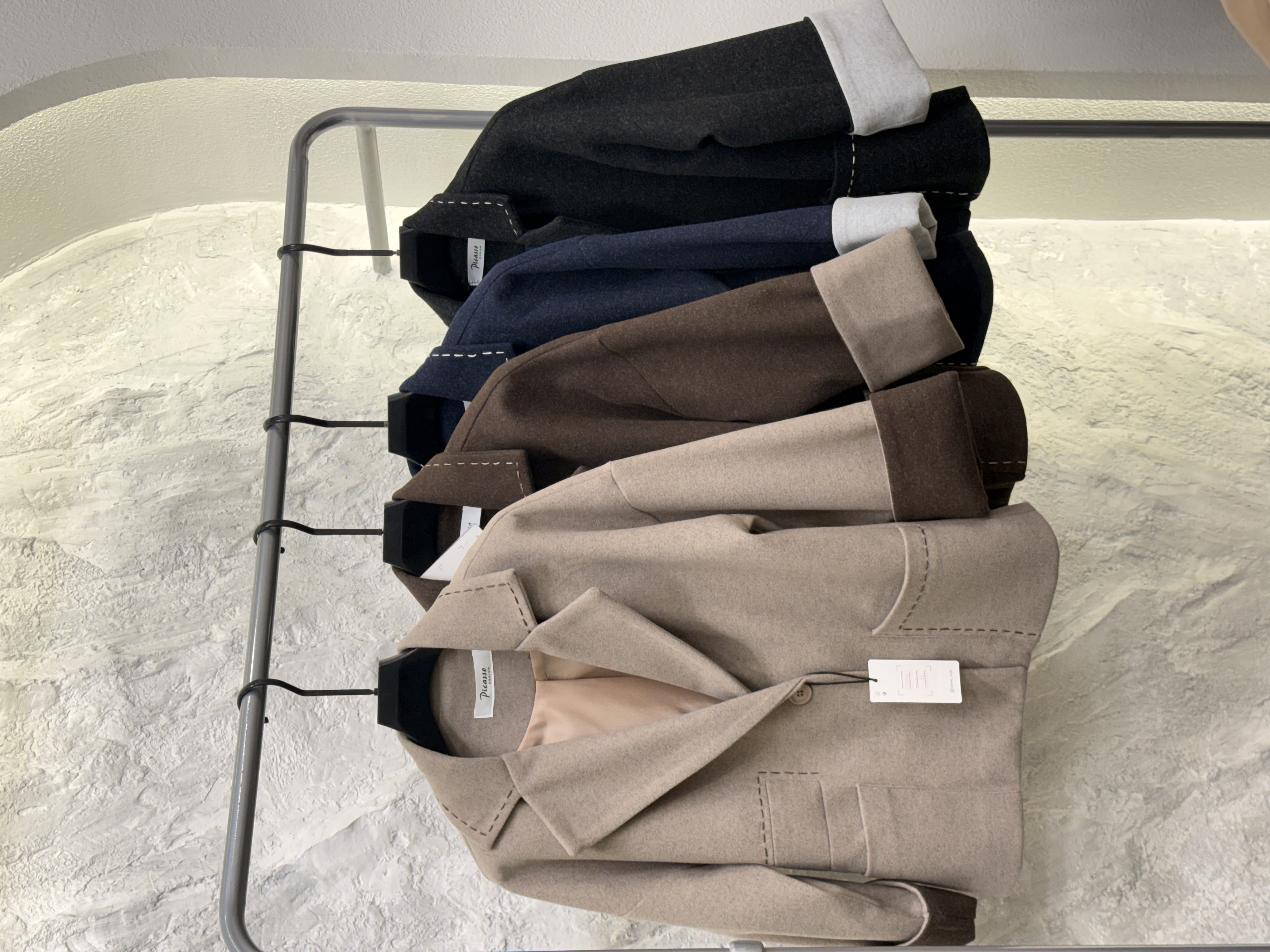 کت زنانه فوتر دو دکمه دمسه دوزی (کد 12)